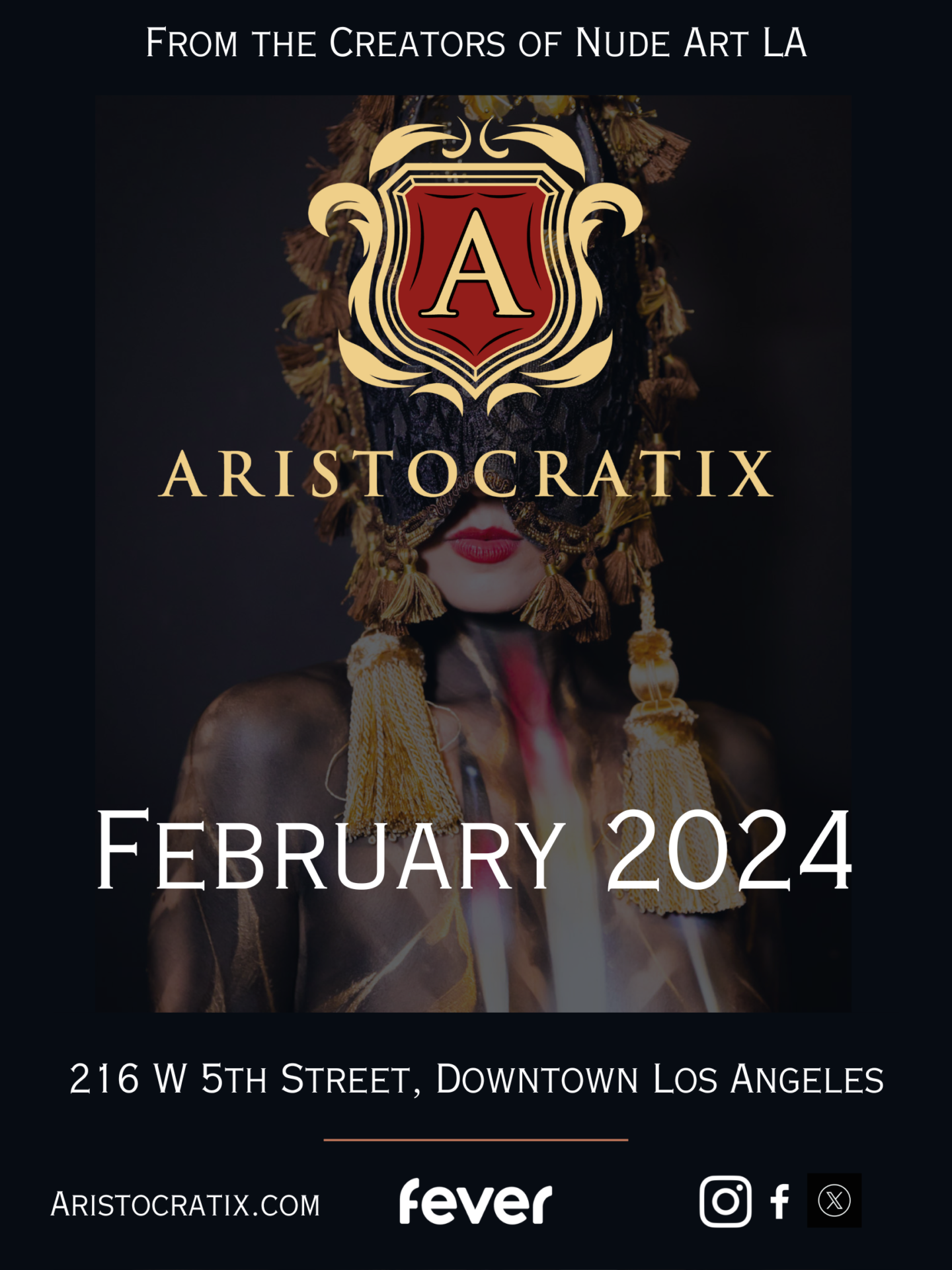 Aristocratix February 2024 Event Poster